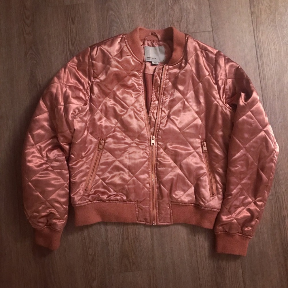 Satin Bomber Jacket